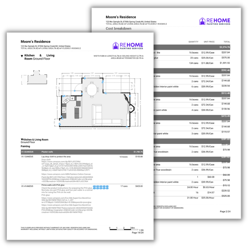 Painting Job Estimate Download Template   Pdfs   Template Preview 